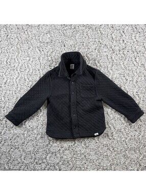 Baby Gap Black Quilted Jacket Shirt toddler 4 years Brand